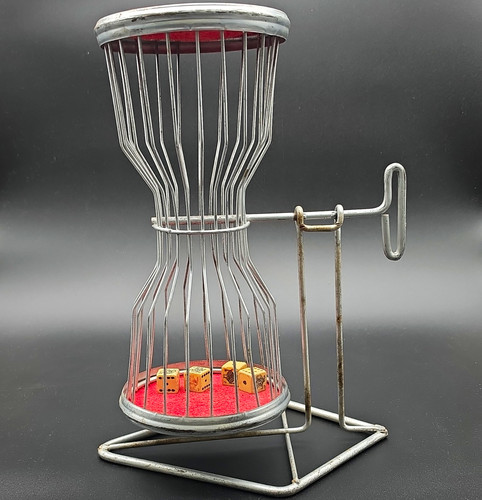 Vintage metal wire - metal, dice