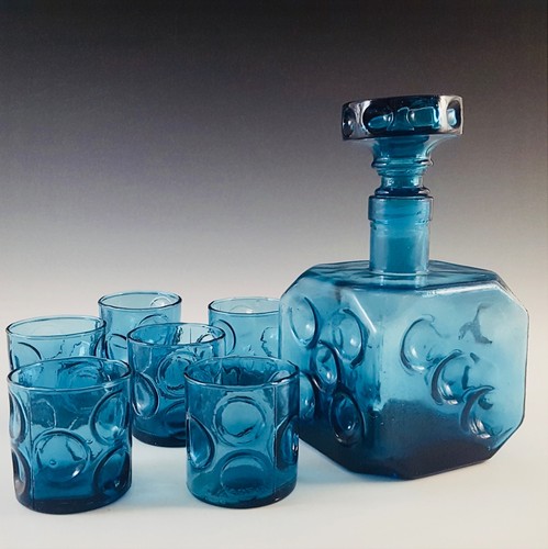 Stunning empoli blue glass - empoli,